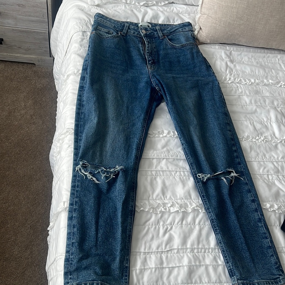 H&M High Rise Mom Jeans